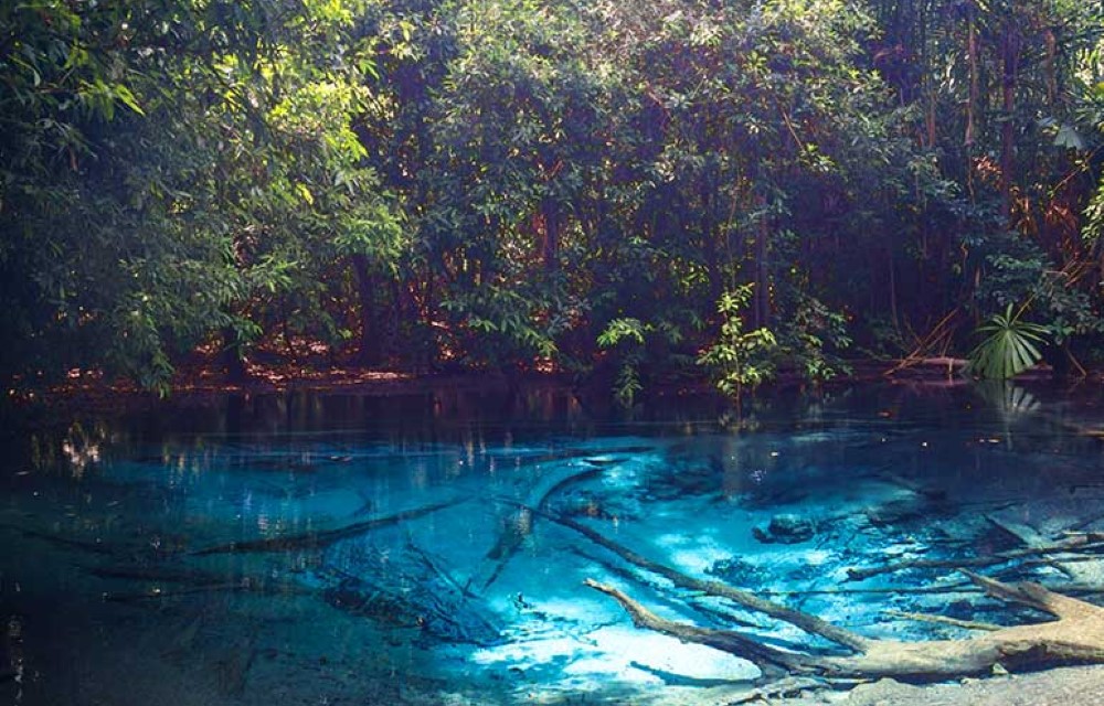 Blue Pool Krabi Thailand